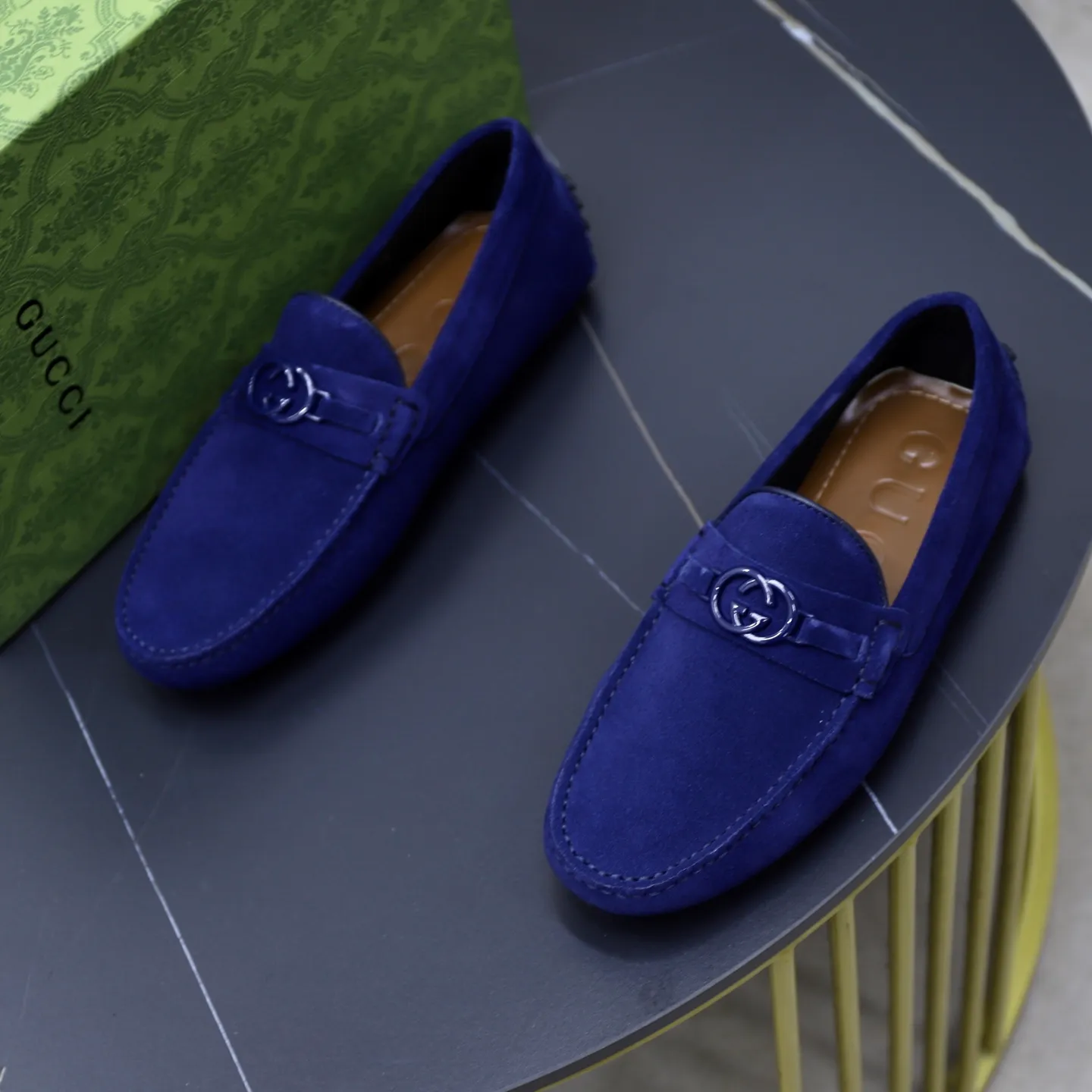 Ex-factory price: 460💰[GUCCI] Gucci ⚠️High-end men’s driving and pedal series ⚠️38-44 (customized for 45) ⚠️All original cowhide leather! Thick and soft! Made entirely of calfskin lining! Rubber sheet anti-slip beanie sole! Three-dimensional package technology! Fashionable and classic! Handicrafts! Original high quality! Feel free to compare!